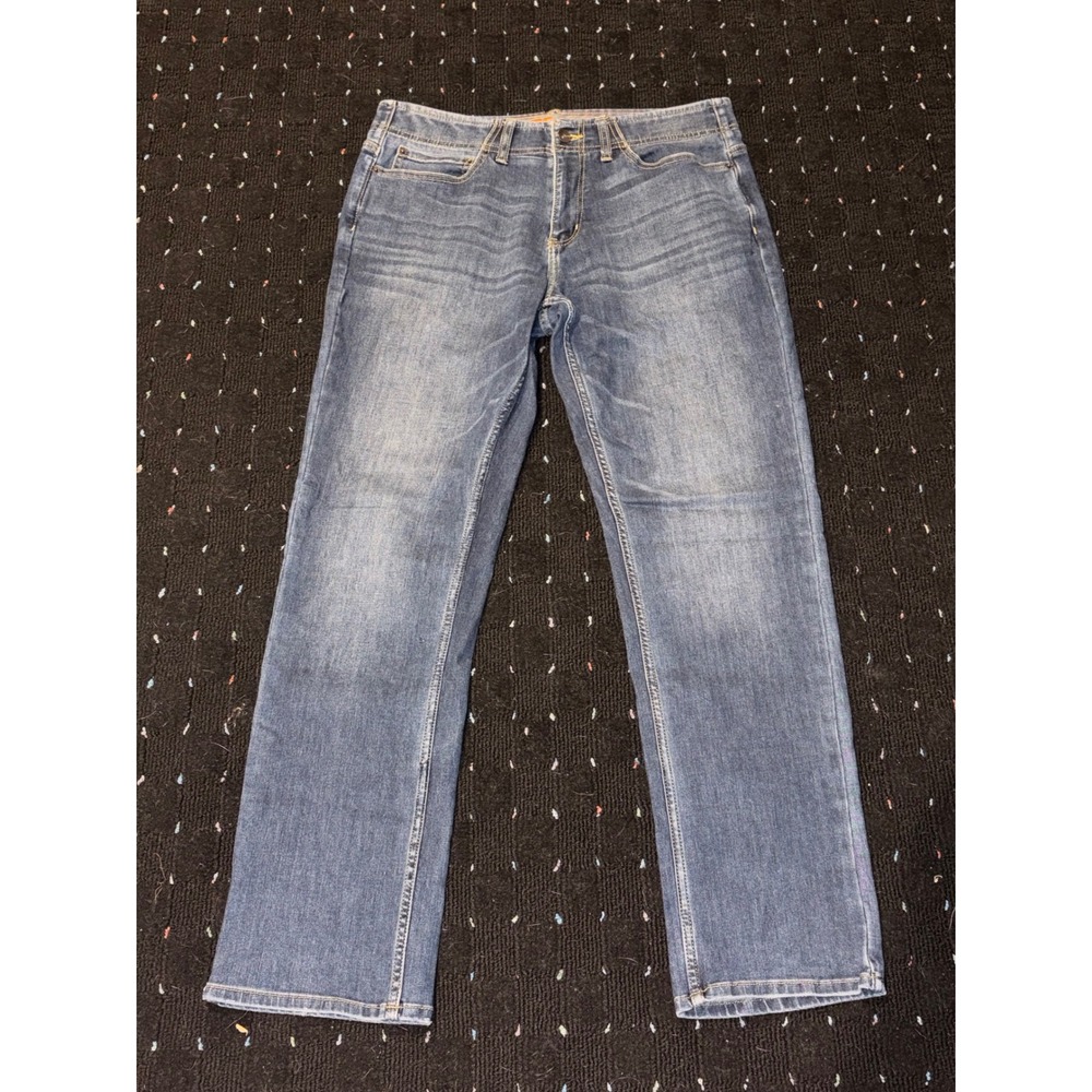 Urban Pipeline Ultraflex Straight Leg Jeans Mens 33x32 Medium Wash Blue Denim